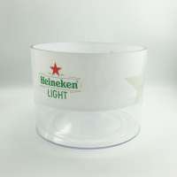 plastic round shape ice bucket beer cooler for beer cool(8L capacity)