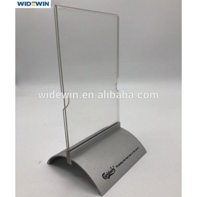 2019 Hot selling clear acrylic table ,table stand,menu holder