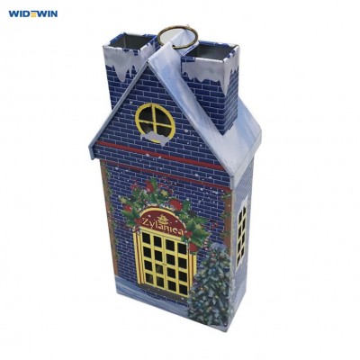 Custom house Christmas Saving box tin box