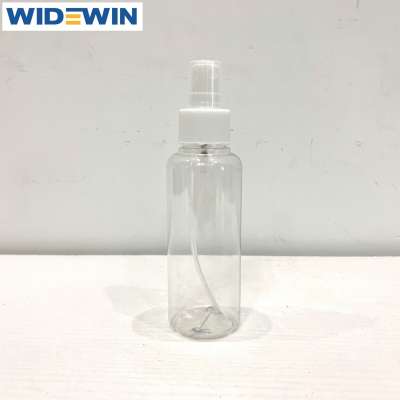 100mL water and alcohol mist bottle clear white pump spray bottle