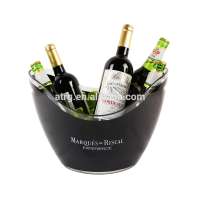 Oval shape ice bucket cooler with handle for wine cool(3L,6L,8L,12L capacity for option)